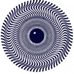Optical illusion eye